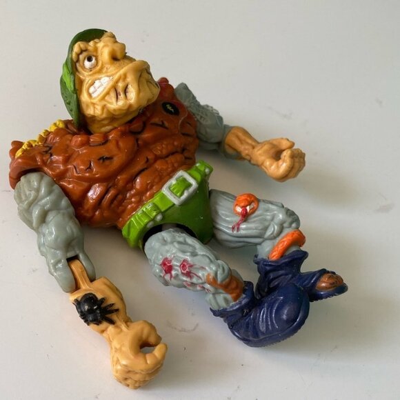 VINTAGE 1989 Playmates Teenage Mutant Ninja Turtles General Traag 4" Figure - Picture 6 of 8